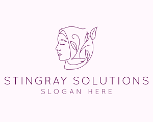 Hijab Woman Beauty  logo design