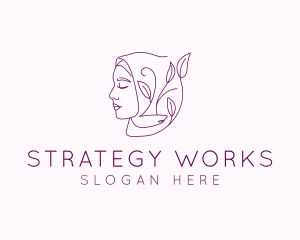 Hijab Woman Beauty  logo design