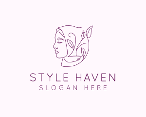 Hijab Woman Beauty  logo design