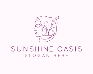 Hijab Woman Beauty  logo design