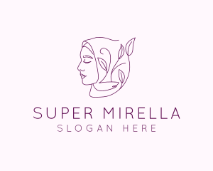 Hijab Woman Beauty  logo design