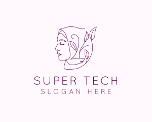 Hijab Woman Beauty  logo design