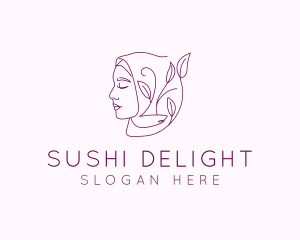 Hijab Woman Beauty  logo design