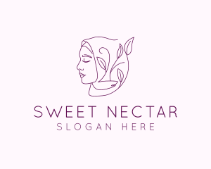 Hijab Woman Beauty  logo design