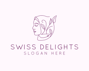 Hijab Woman Beauty  logo design