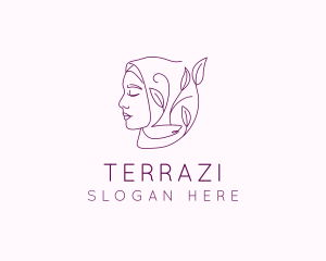 Hijab Woman Beauty  logo design