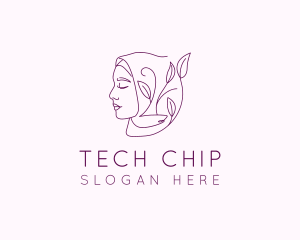 Hijab Woman Beauty  logo design