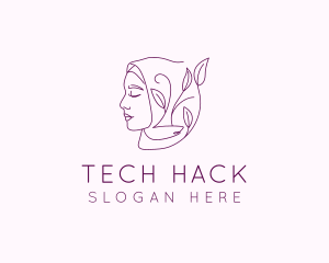 Hijab Woman Beauty  logo design