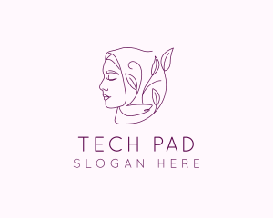 Hijab Woman Beauty  logo design