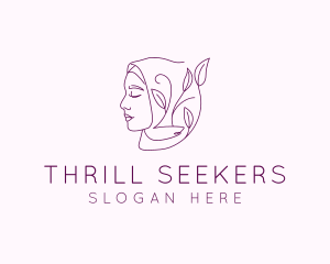 Hijab Woman Beauty  logo design