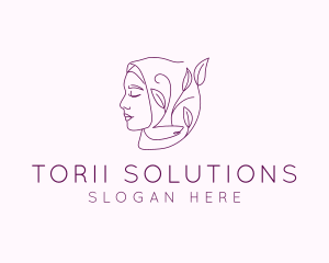 Hijab Woman Beauty  logo design