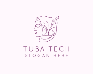 Hijab Woman Beauty  logo design