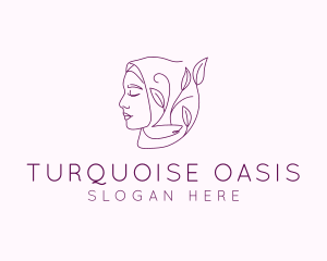 Hijab Woman Beauty  logo design