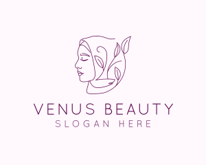 Hijab Woman Beauty  logo design