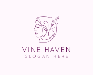 Hijab Woman Beauty  logo design