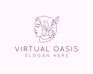 Hijab Woman Beauty  logo design