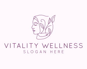 Hijab Woman Beauty  logo design