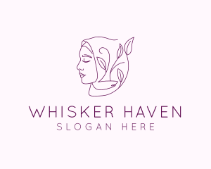 Hijab Woman Beauty  logo design