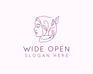 Hijab Woman Beauty  logo design