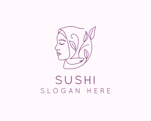 Hijab Woman Beauty  logo design