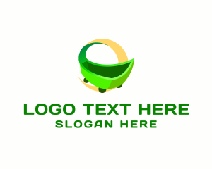 Trading - Grocery Mall Cart logo design