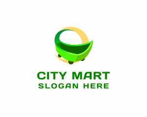Department Store - Grocery Mall Cart logo design