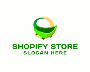 Grocery Mall Cart  logo design