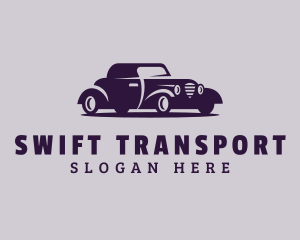 Retro Car Vehicle logo design