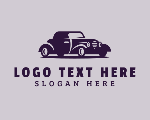 Travel - Retro Car Vehicle logo design