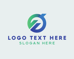 Letter Dm - Modern Circular Company logo design