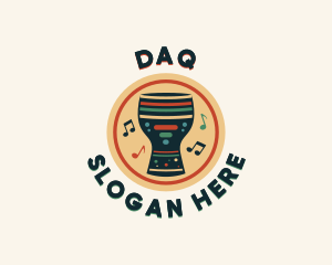Traditional African Djembe Logo