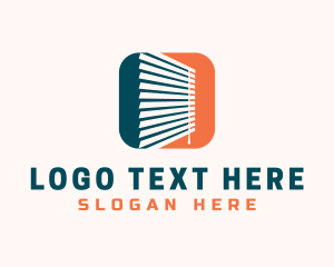 Residential - Window Cleaning Blinds logo design