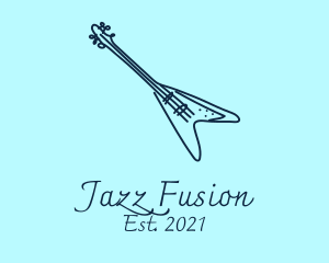 Jazz - Jazz Electric Guitar logo design
