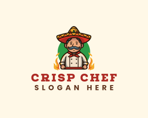 Mexican Restaurant Chef logo design