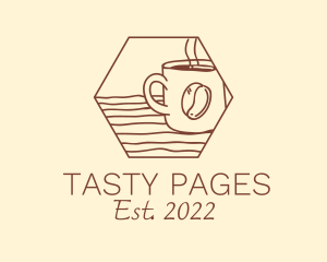 Cook Book - Coffee Mug Breakfast logo design