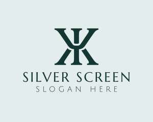 Investor - Modern Trident Psychology Letter YK logo design
