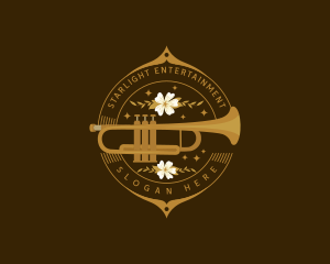 Performer - Musical Trumpet Performer logo design