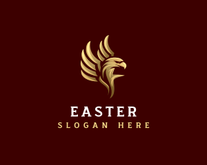 Sports Team - Eagle Wing Letter F logo design