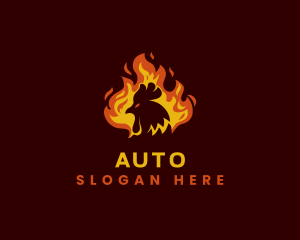 Hot Fire Chicken  Logo