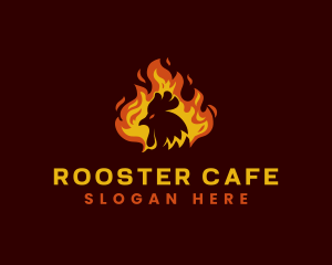 Hot Fire Chicken  logo design