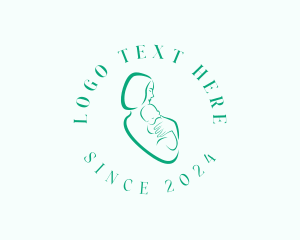 Adoption - Mother Baby Maternity logo design