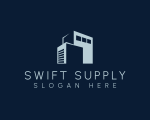 Supply - Storage Building Warehouse logo design