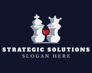 Strategy - Wine Chess Club Sport logo design