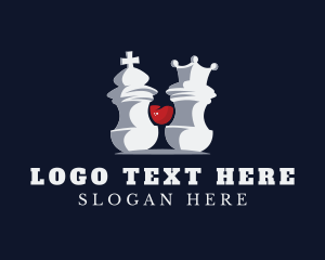 Strategist - Wine Chess Club Sport logo design