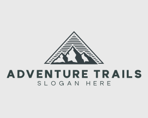 Adventure Mountain Hiking logo design