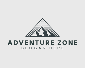 Adventure Mountain Hiking logo design