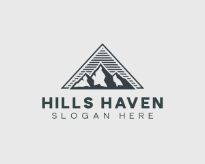 Adventure Mountain Hiking logo design