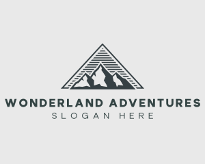 Adventure Mountain Hiking logo design