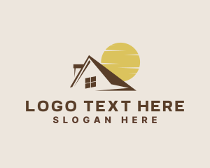 Home Improvement - Home Roofing Renovation logo design