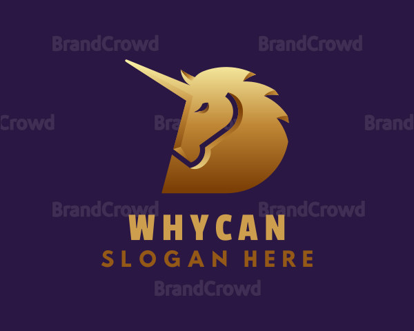 Unicorn Mythical Creature Logo